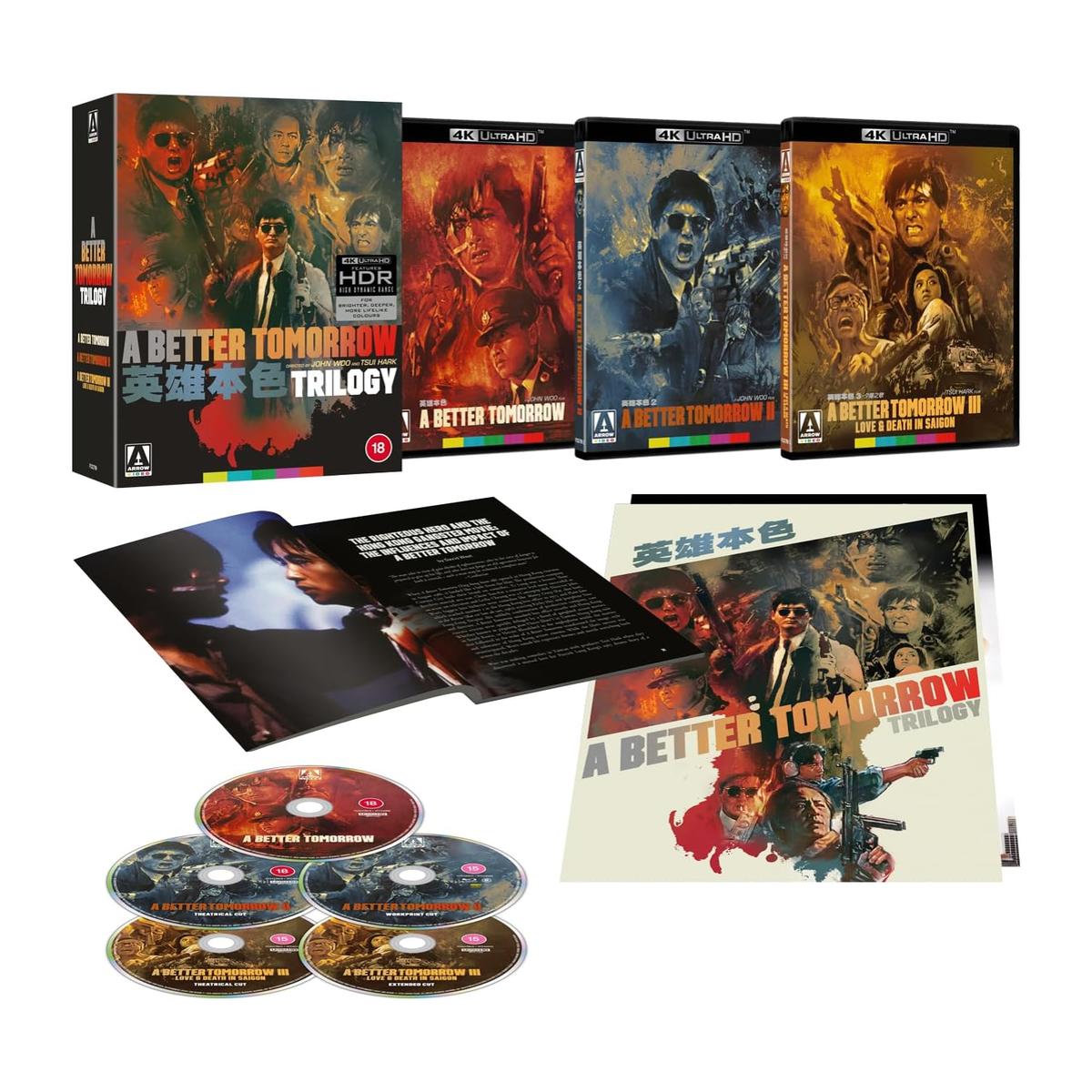 A Better Tomorrow Trilogy (Limited Edition) (5 Disc) [4K Ultra HD]