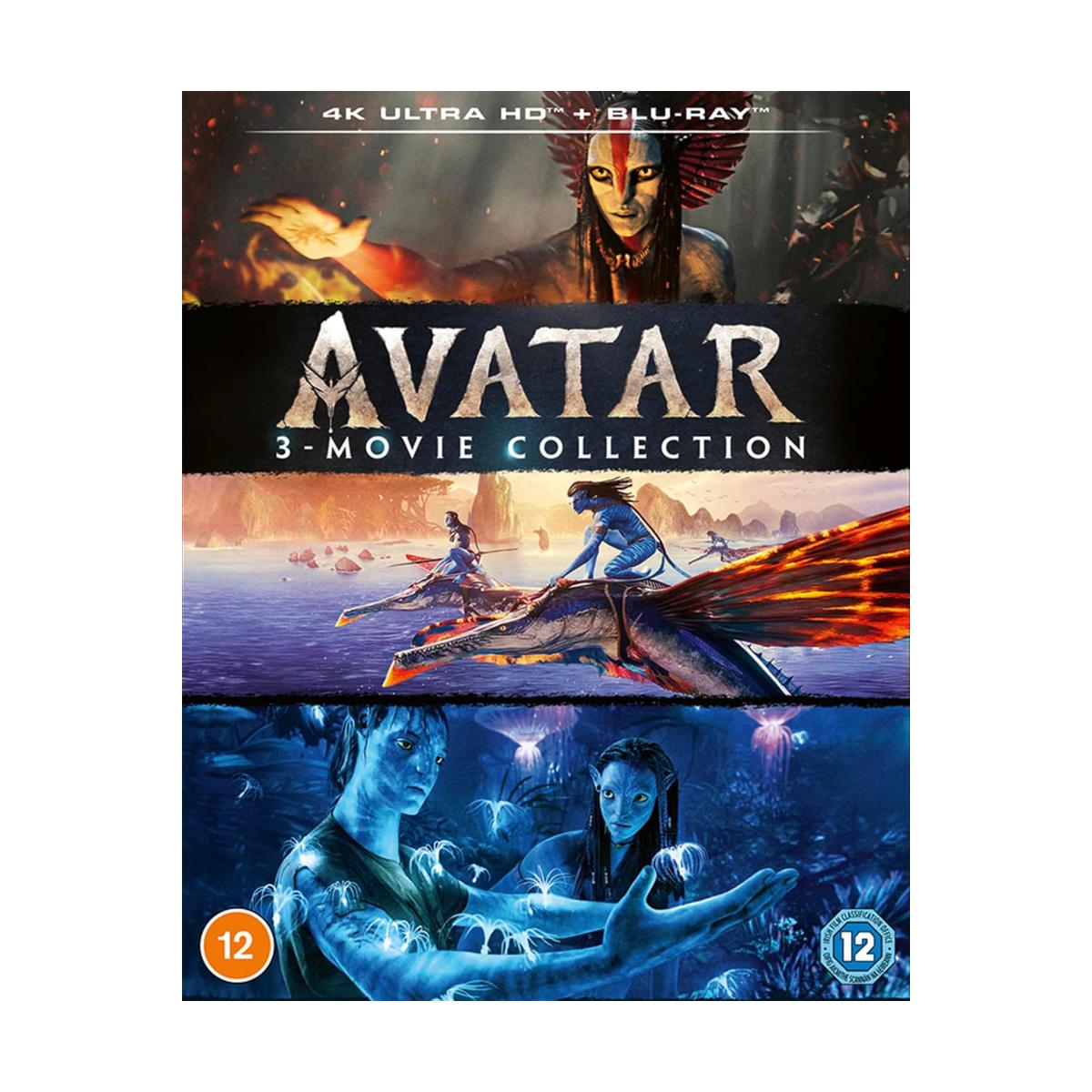 Avatar - 3 Movie Collection (9 Disc) [4K Ultra HD + Blu-ray]