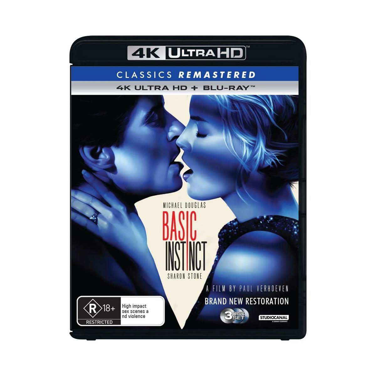 Basic Instinct (Classics Remastered) (3 Disc) [4K Ultra HD + Blu-ray]