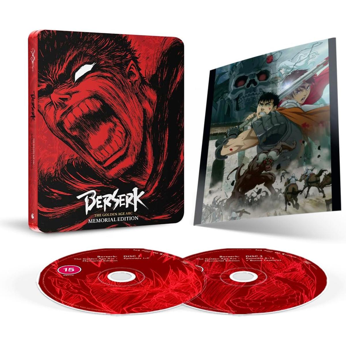 Berserk: The Golden Age Arc (Memorial Edition Steelbook) [BLU-RAY ONLY]