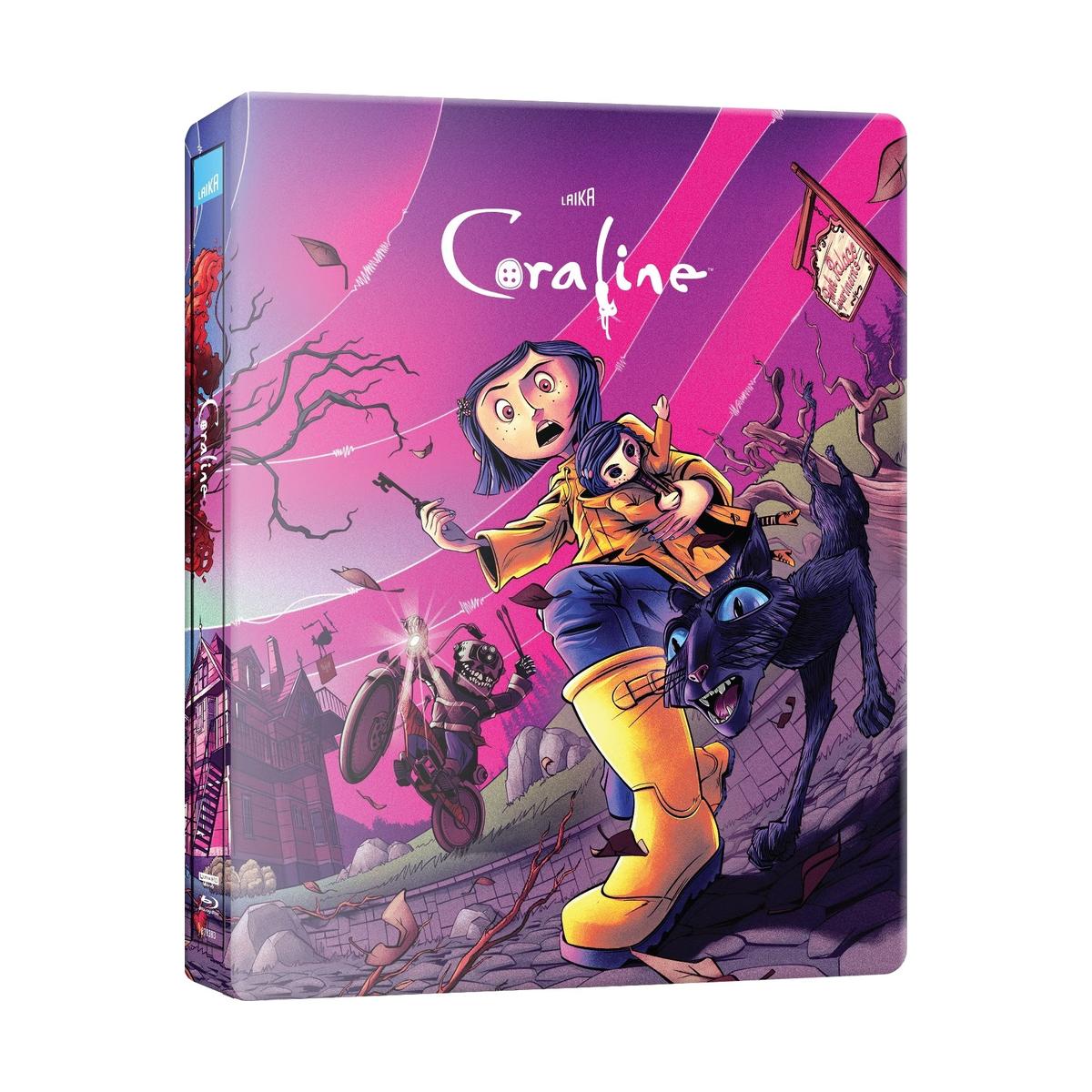 Coraline (Steelbook) [4K Ultra HD + Blu-ray]