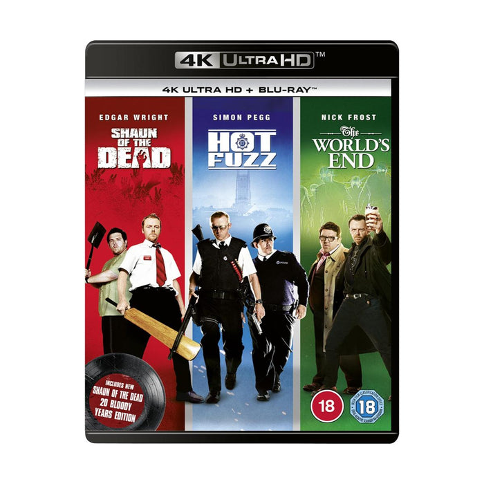 Shaun of the Dead / Hot Fuzz / The World's End [4K Ultra HD + Blu-ray]