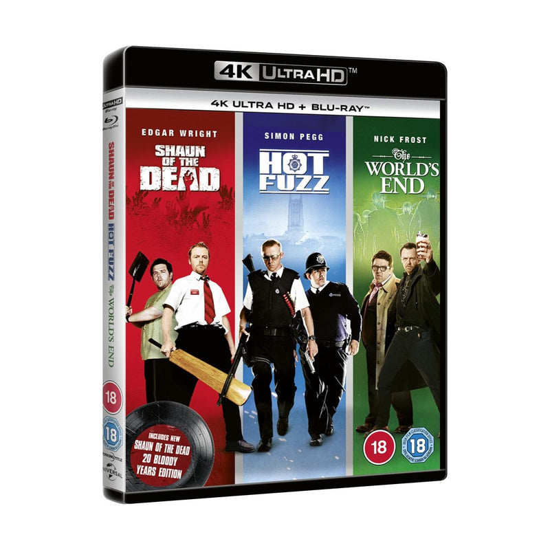 Shaun of the Dead / Hot Fuzz / The World's End [4K Ultra HD + Blu-ray]