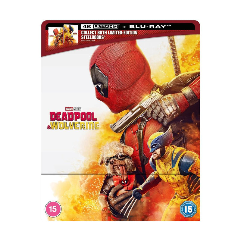 Deadpool & Wolverine (Deadpool Steelbook) [4K Ultra HD + Blu-ray]