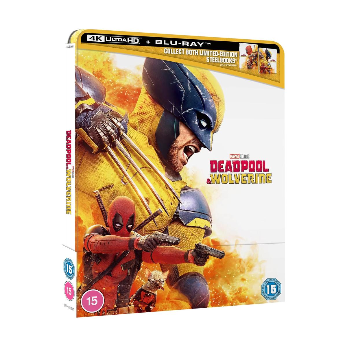 Deadpool & Wolverine (Wolverine Steelbook) [4K Ultra HD + Blu-ray]
