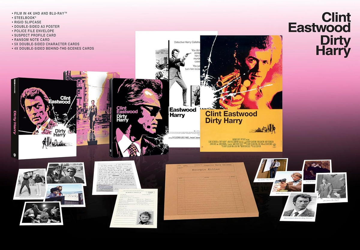 Dirty Harry (Collector's Edition Steelbook) [4K Ultra HD + Blu-ray]