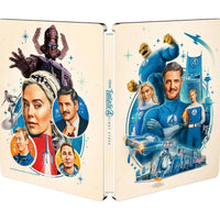 The Fantastic Four: First Steps (Steelbook) [4K Ultra HD + Blu-ray] (with 5 x Collectible Character Artcards)