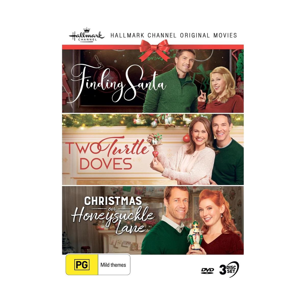 Hallmark Christmas Collection 24 (Finding Santa / Two Turtle Doves / Christmas on Honeysuckle Lane) [DVD]