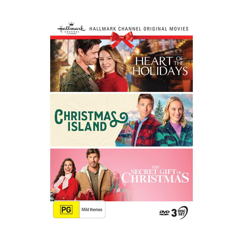 Hallmark Christmas 3 Film Collection (Heart of the Holidays / Christmas Island / The Secret Gift of Christmas) [DVD]