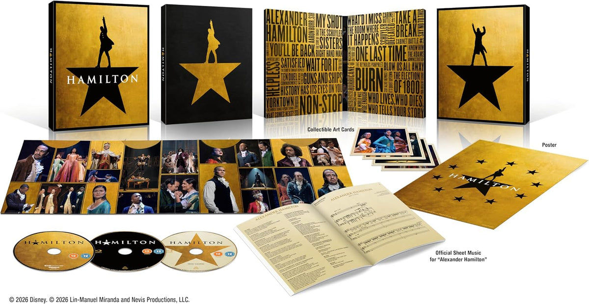 Hamilton - The Original Broadway Production (3 Disc Collector's Edition) [4K Ultra HD + Blu-ray]
