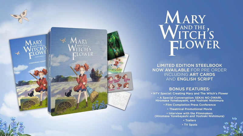 Mary and the Witch's Flower (Steelbook) [Blu-ray]