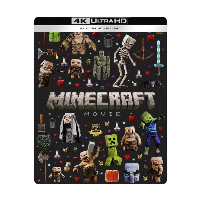 A Minecraft Movie (Collectors Limited Edition) (Steelbook) [4K Ultra HD + Blu-ray]