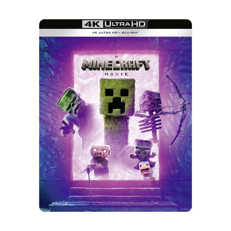 A Minecraft Movie (Portal Limited Edition) (Steelbook) [4K Ultra HD + Blu-ray]