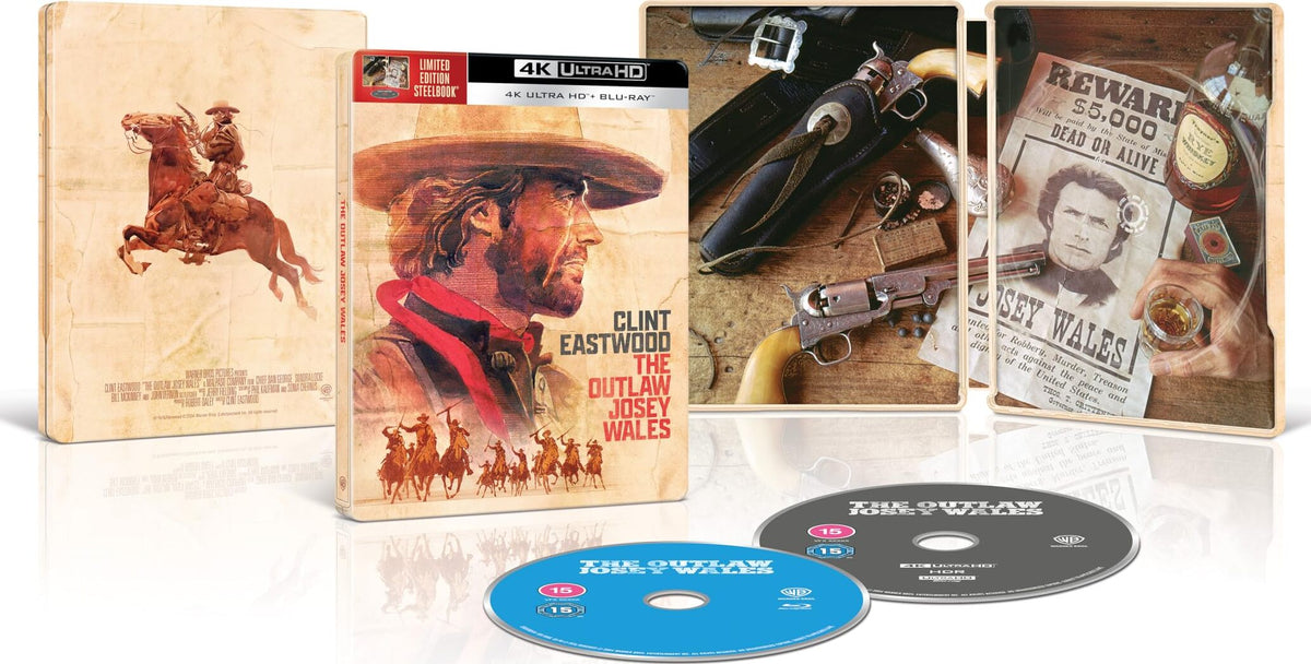 The Outlaw Josey Wales (Steelbook) [4K Ultra HD + Blu-ray]