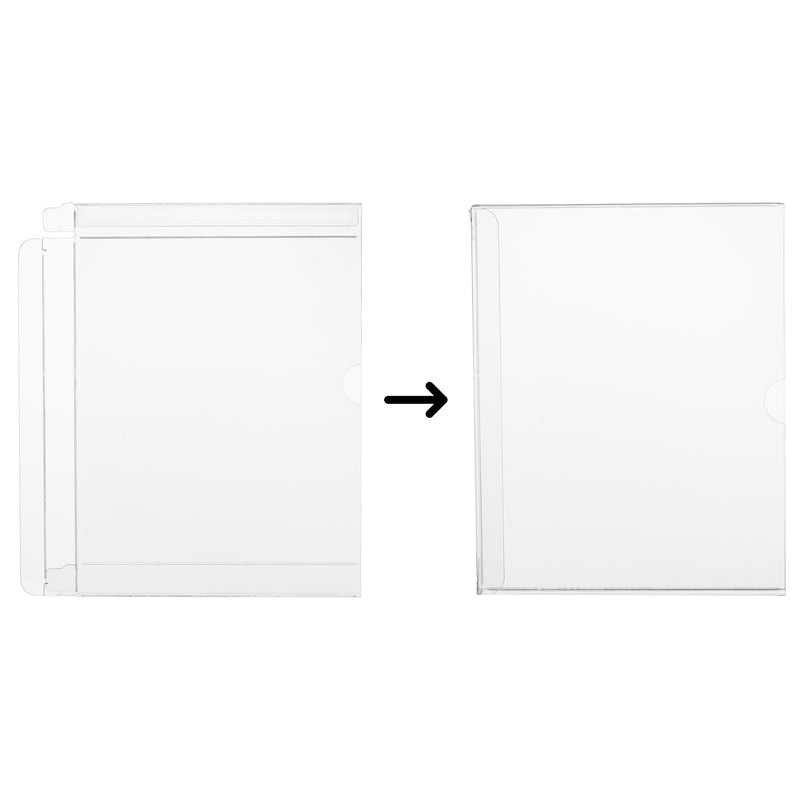 Clear Soft Plastic Protective Cover for Standard 14mm Blu-ray & 4K Ultra HD Case