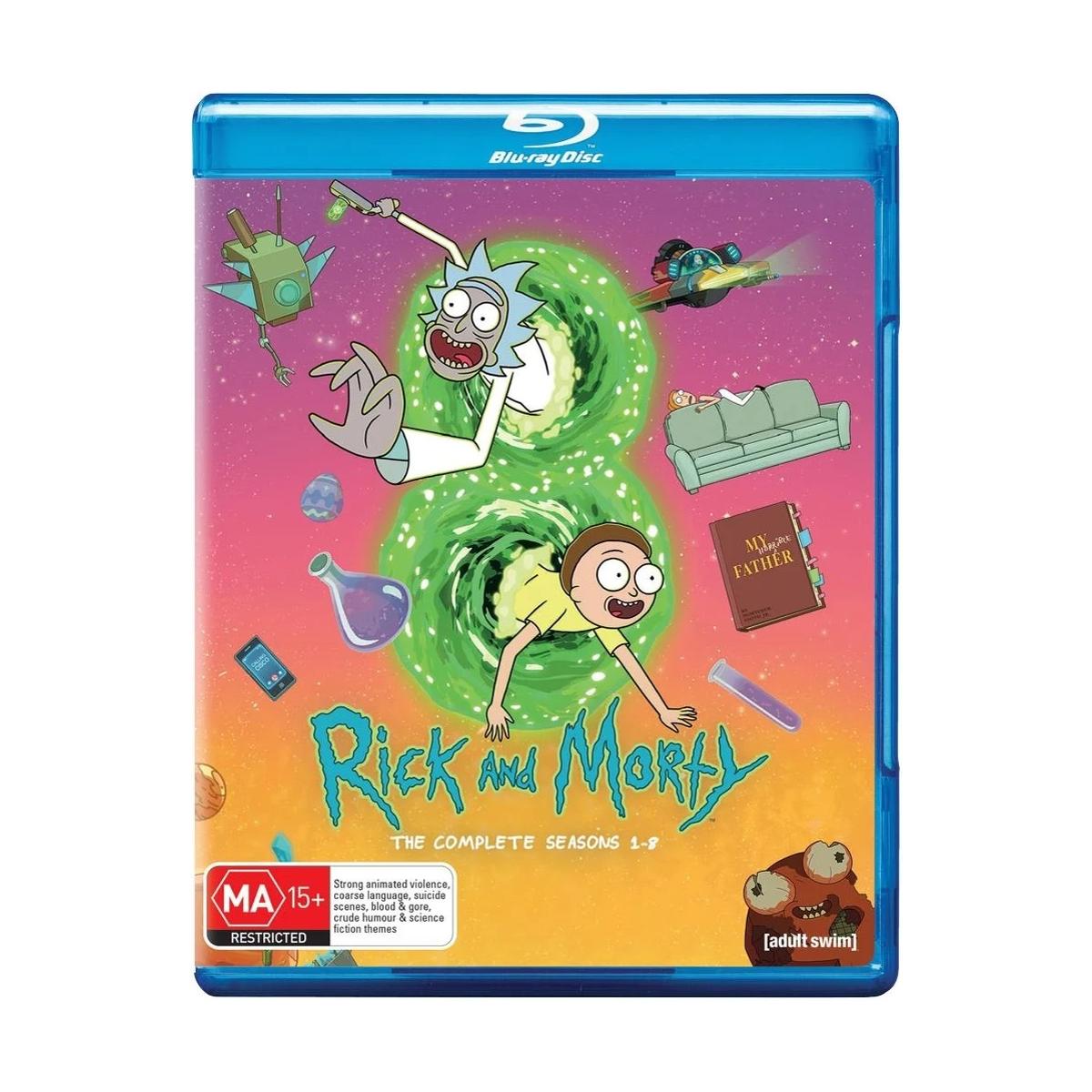 Rick & Morty - Seasons 1-8 [Blu-ray]