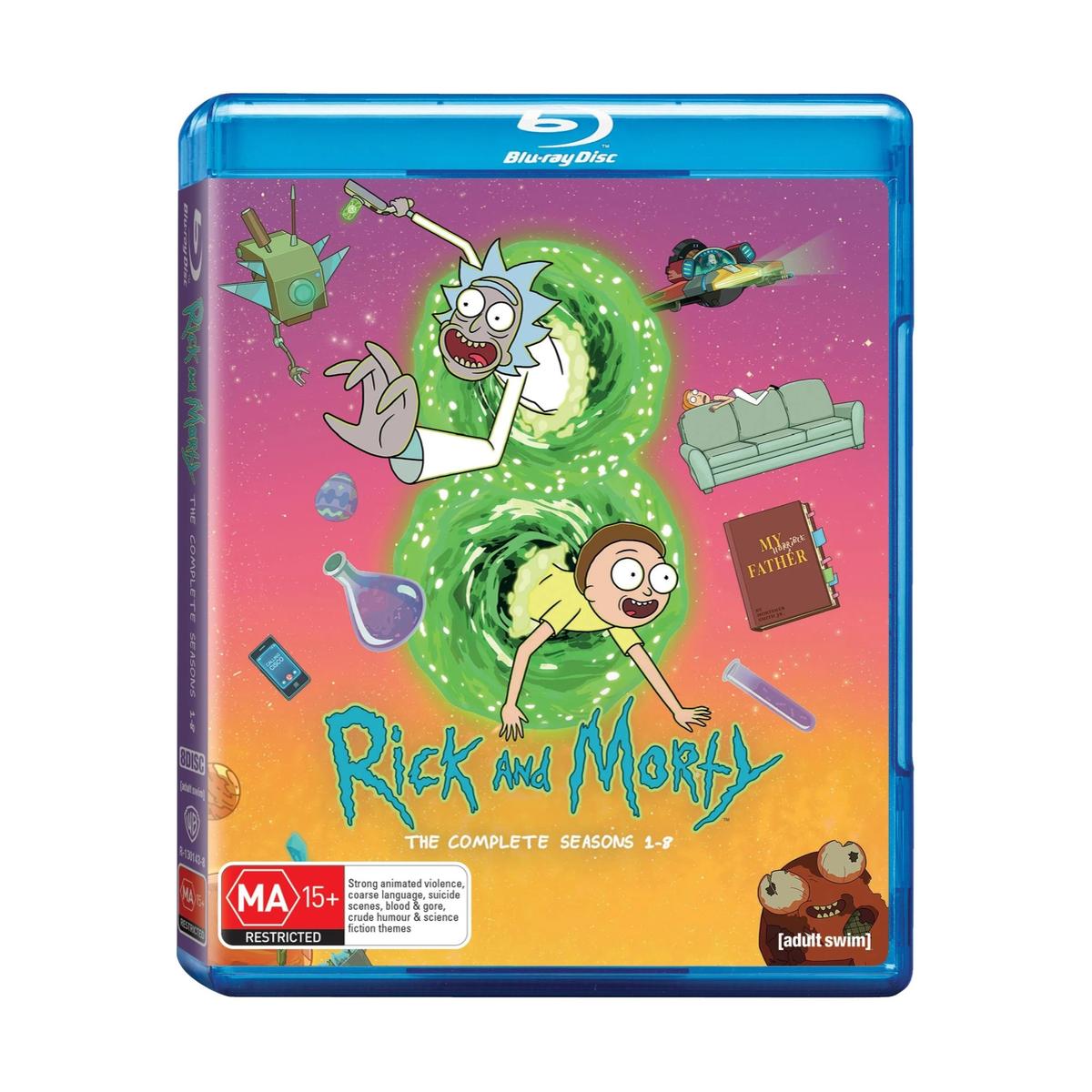 Rick & Morty - Seasons 1-8 [Blu-ray]
