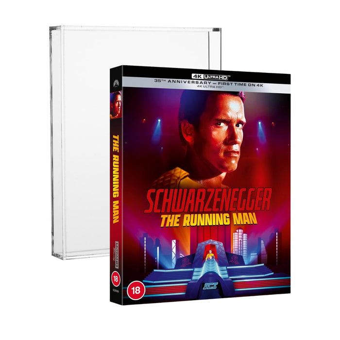 The Running Man (35th Anniversary Steelbook + Acrylic Protector Case Bundle) [4K Ultra HD]
