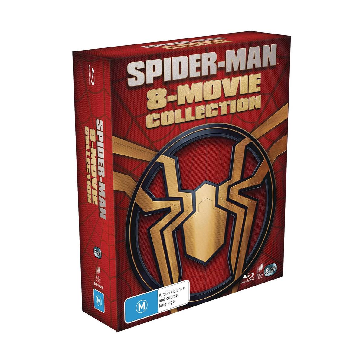 Spider-man - 8 Film Collection (Live Action) [Blu-ray] – DVD Hub