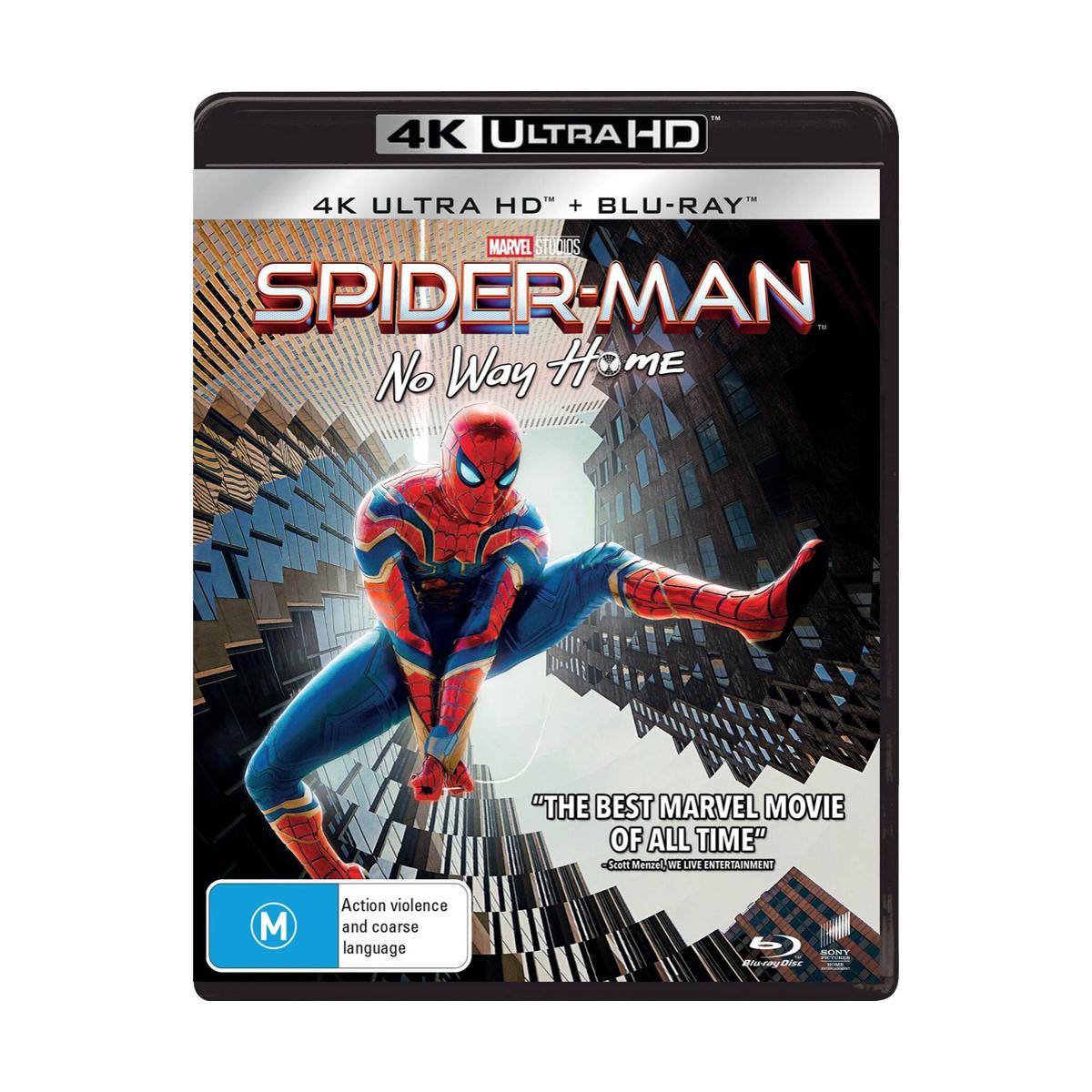 Spider-man: No Way Home [4K Ultra HD + Blu-ray]