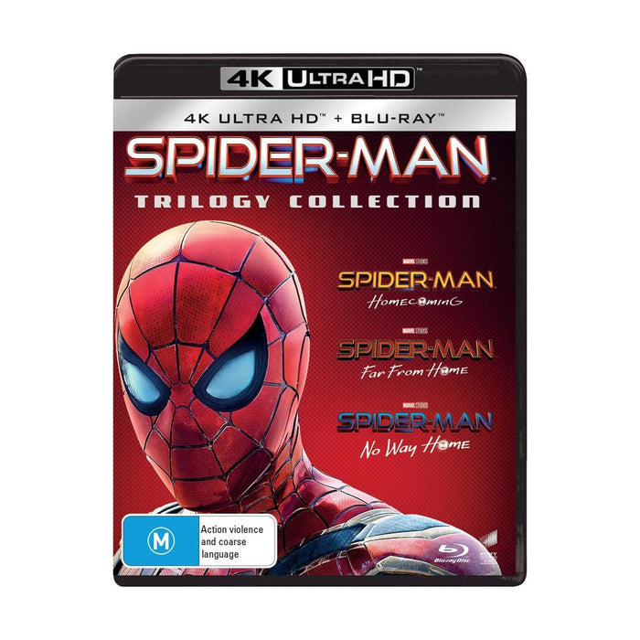 Spider-man - 3 Film Collection (Homecoming/Far From Home/No Way Home) [4K Ultra HD + Blu-ray]