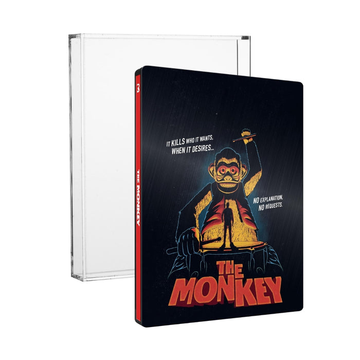 The Monkey (Steelbook + Acrylic Protector Case Bundle) [4K Ultra HD + Blu-ray]