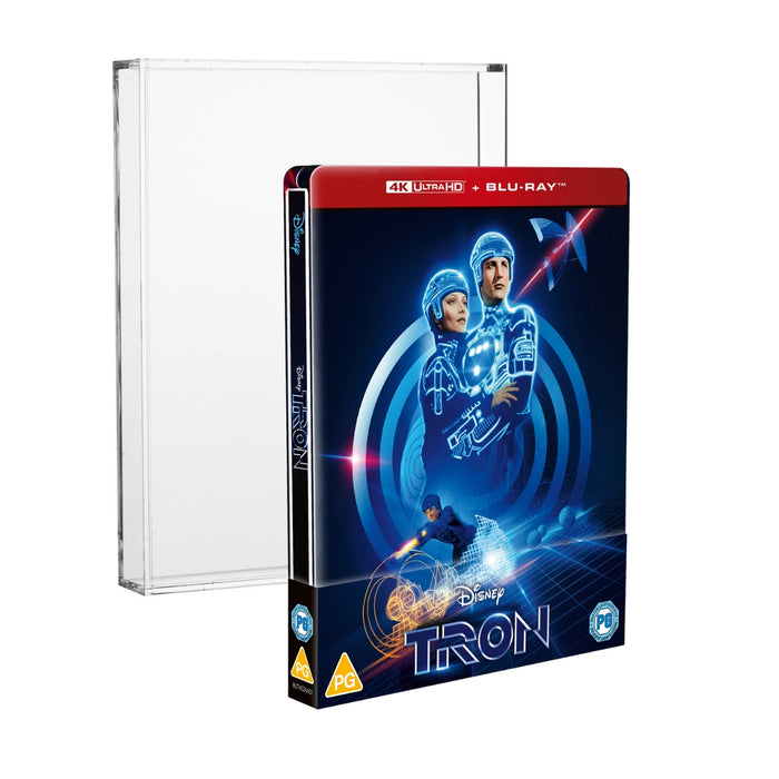 Tron (Limited Edition Steelbook + Acrylic Protector Case Bundle) [4K Ultra HD + Blu-ray]