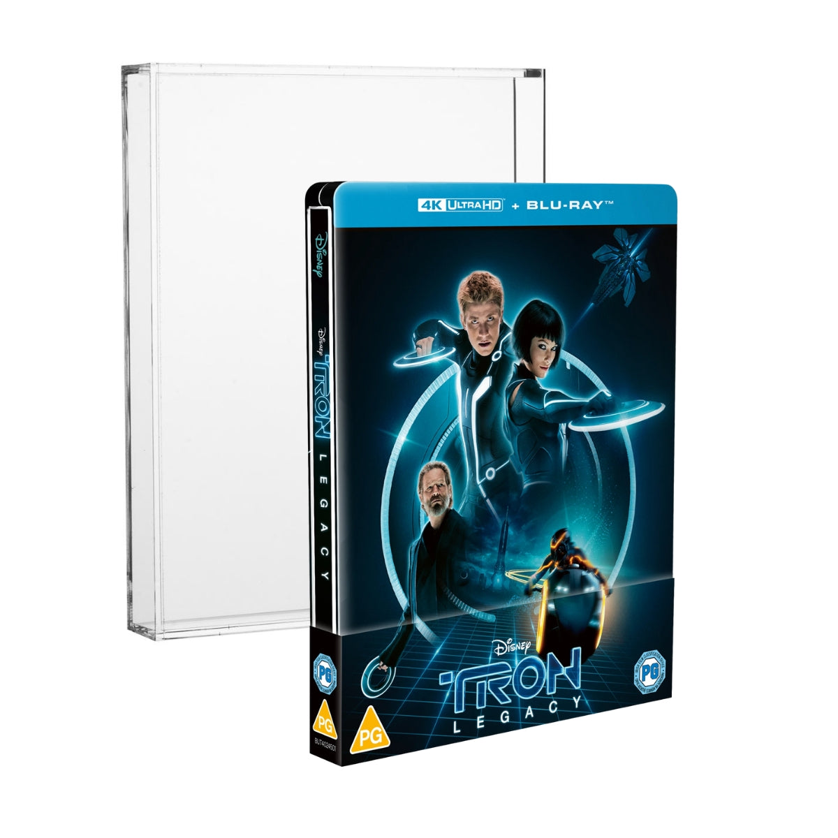 Tron: Legacy (Limited Edition Steelbook + Acrylic Protector Case Bundle) [4K Ultra HD + Blu-ray]