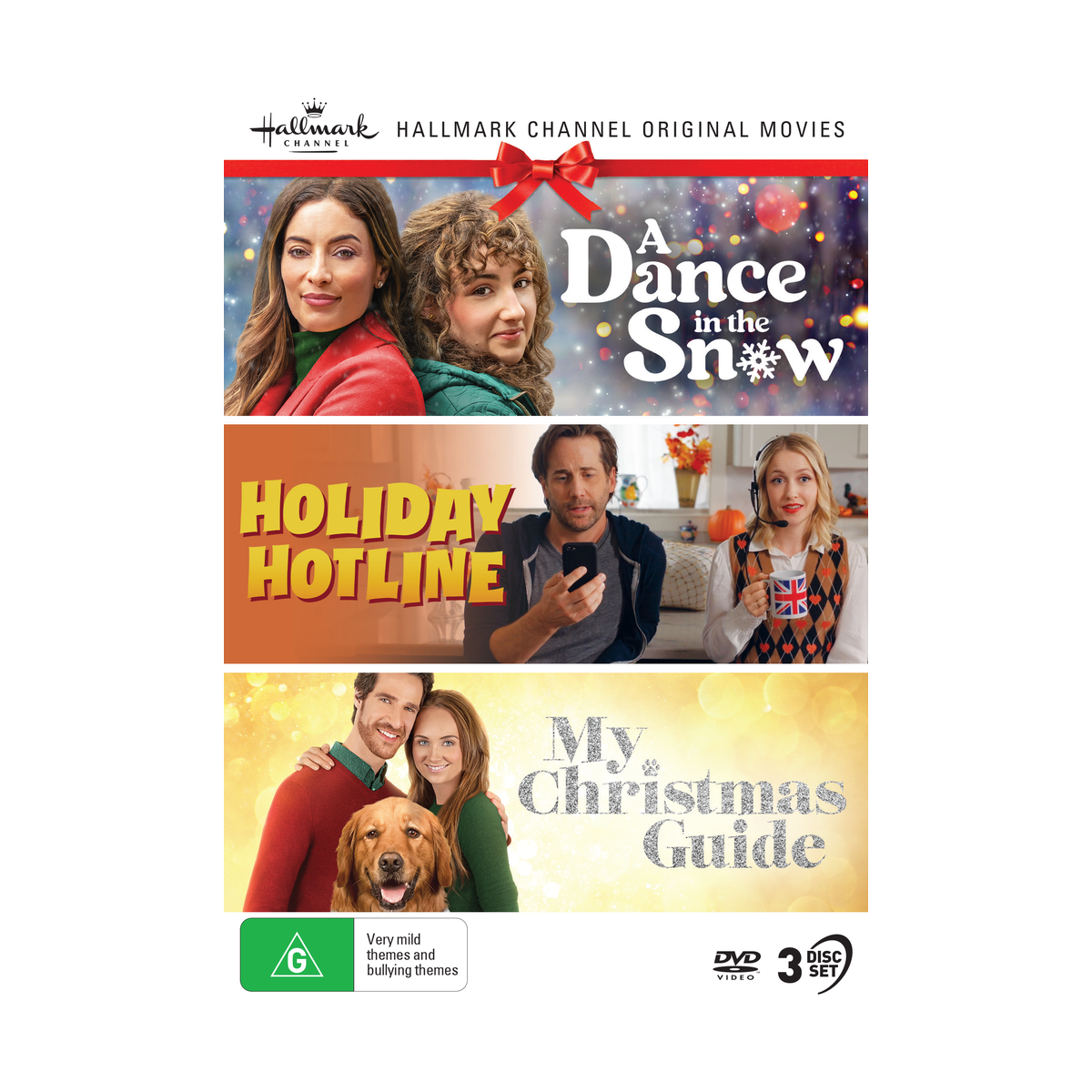Hallmark Christmas Collection 43 (A Dance In The Snow / Holiday Hotline / My Christmas Guide) [DVD]