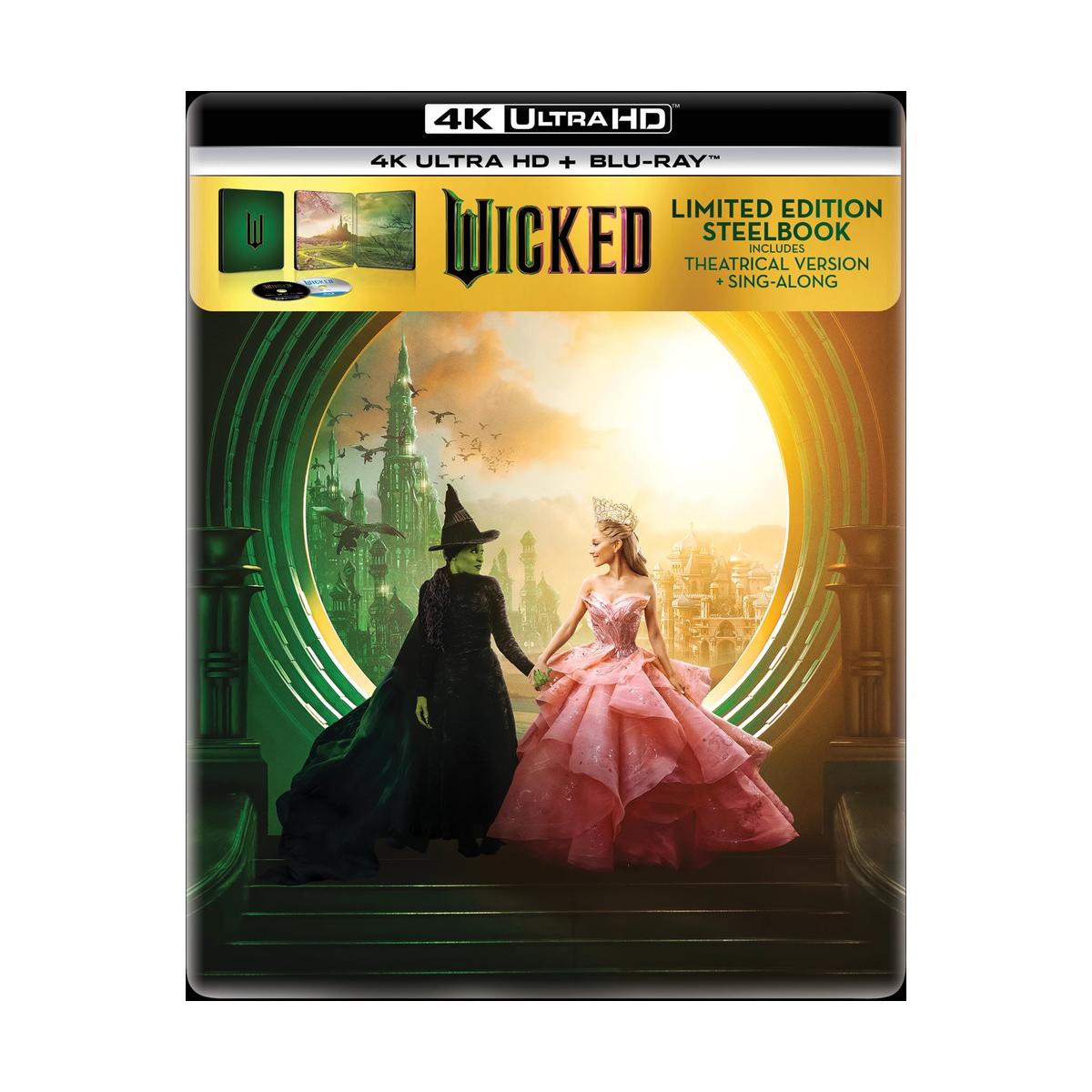 Wicked (Steelbook) [4K Ultra HD + Blu-ray]