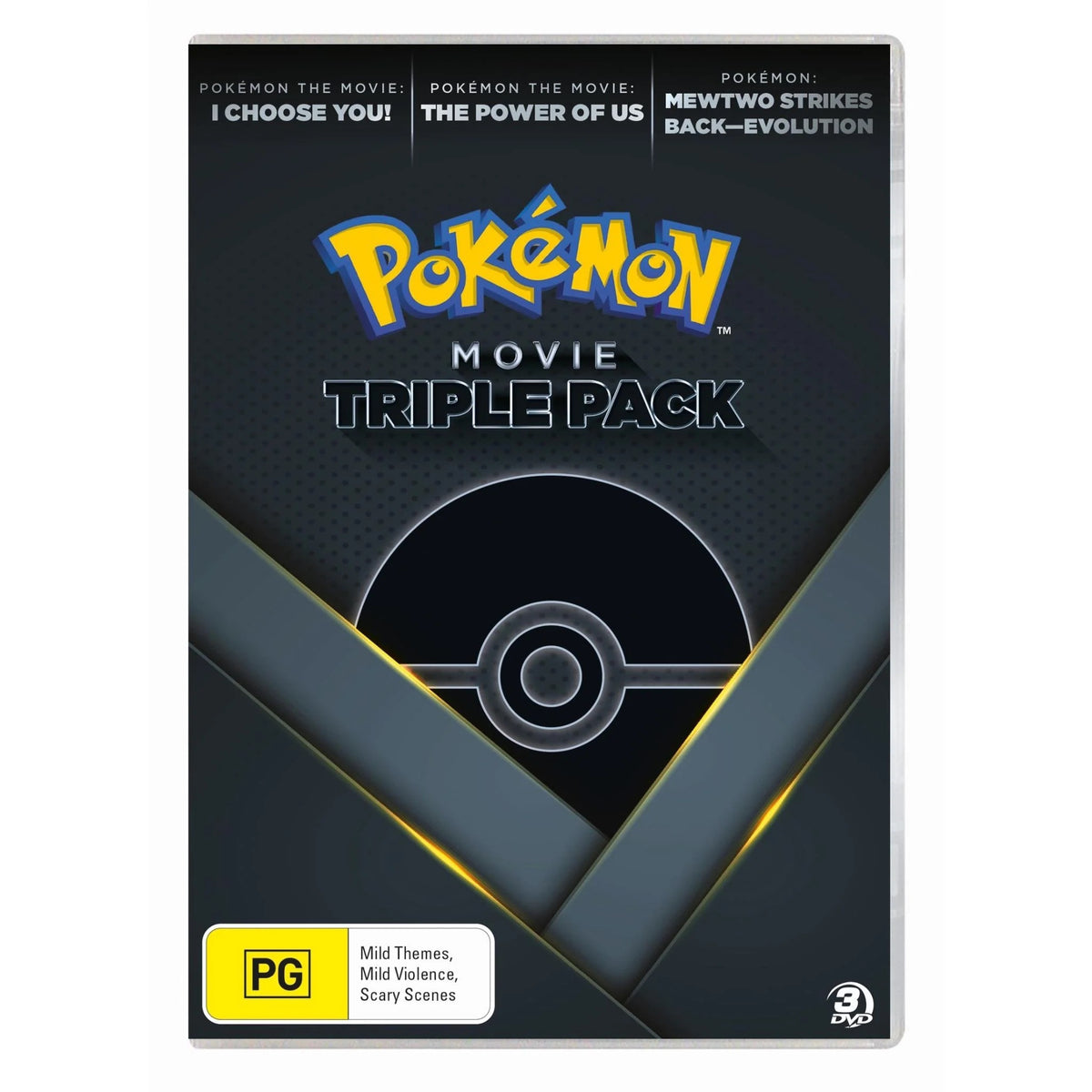 Pokemon Movie - Triple Pack (I Choose You! / The Power of Us / Mewtwo Strikes Back - Evolution)[DVD]